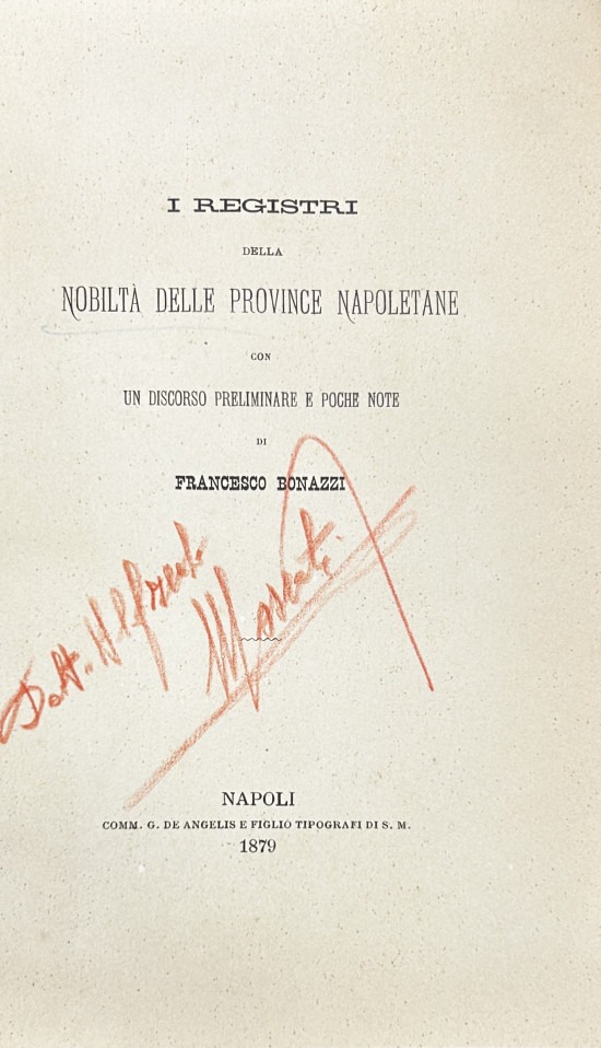 I registri della nobiltà delle province napoletane
