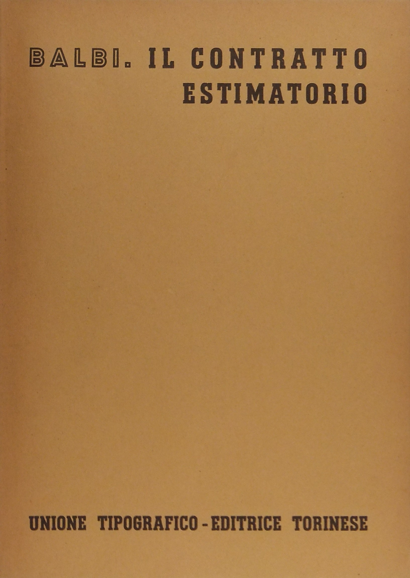 Il contratto estimatorio