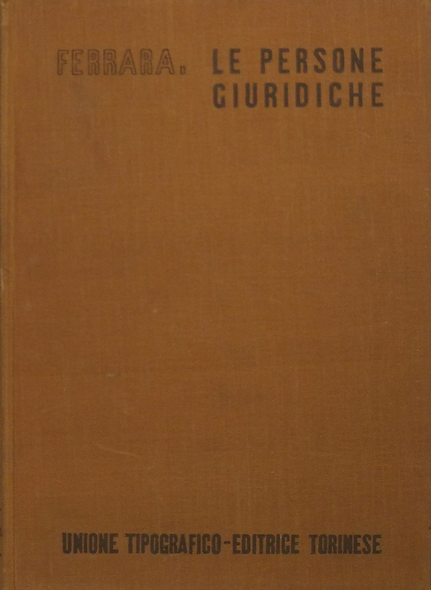 Le persone giuridiche