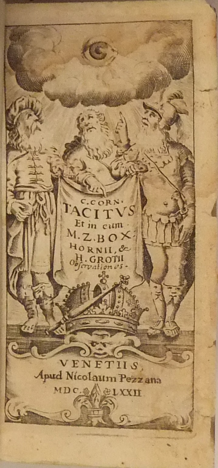 C. Corn. Tacitus et in eum M. Z. Boxhornii & H. Gr