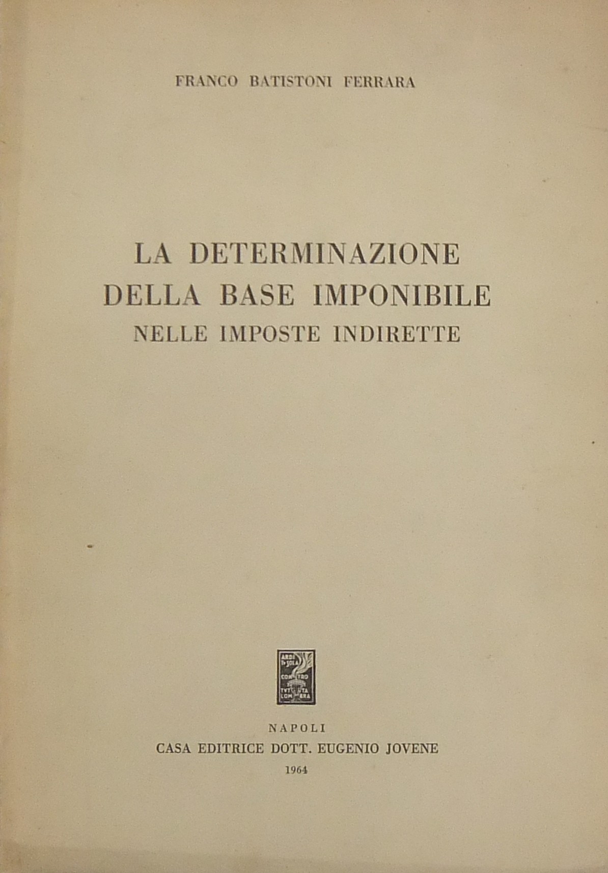 La determinazione della base imponibile nelle impo