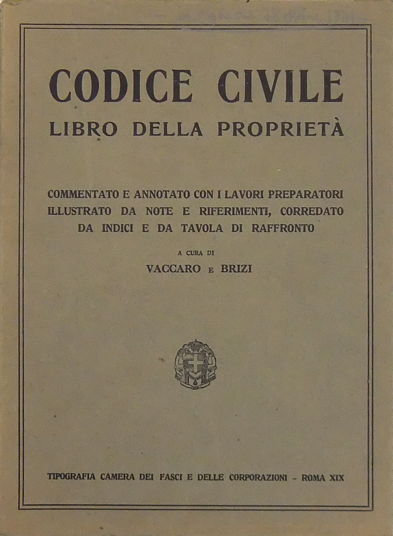Codice civile Libro della proprietà. Commentato ed