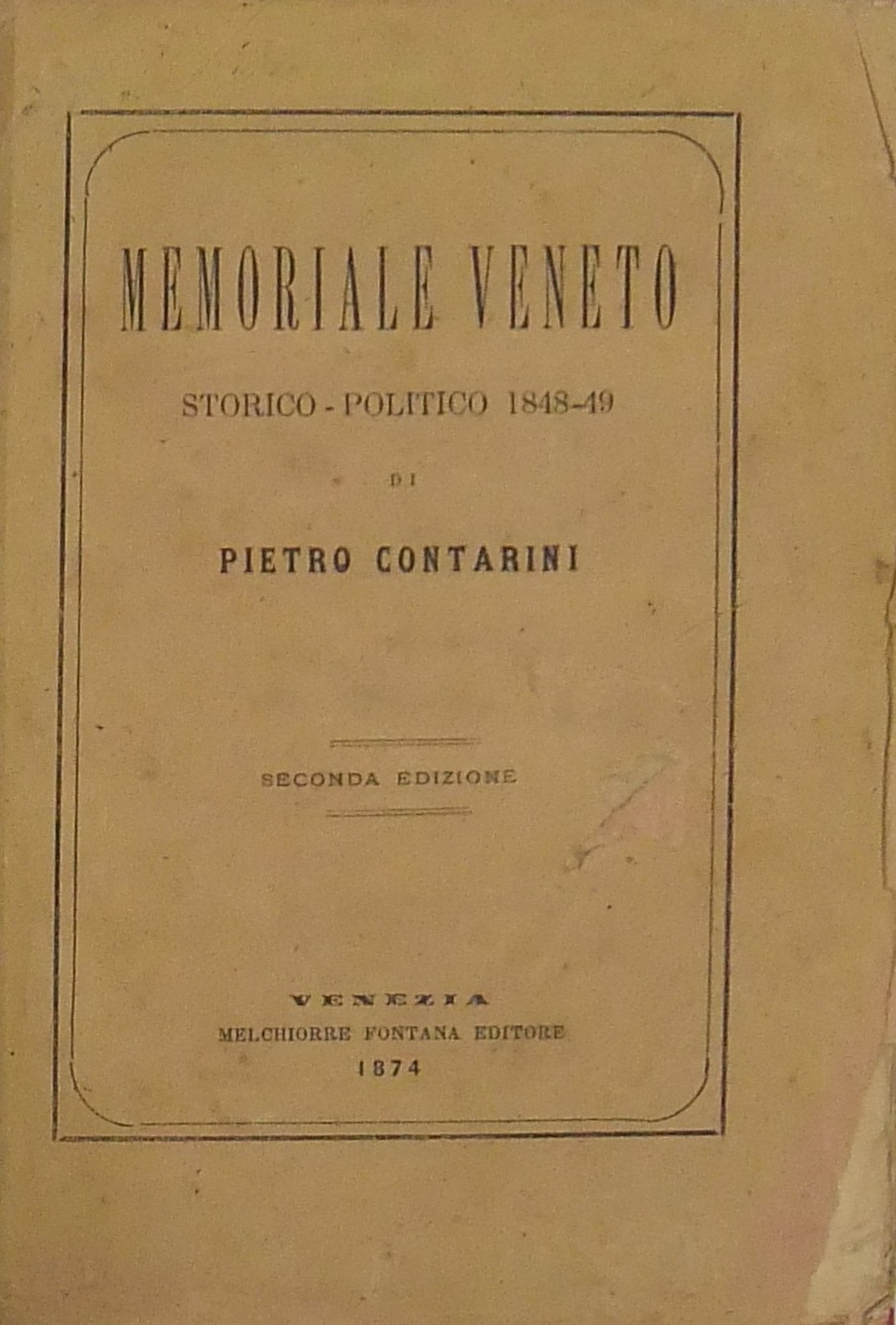 Memoriale veneto storico-politico 1848-49