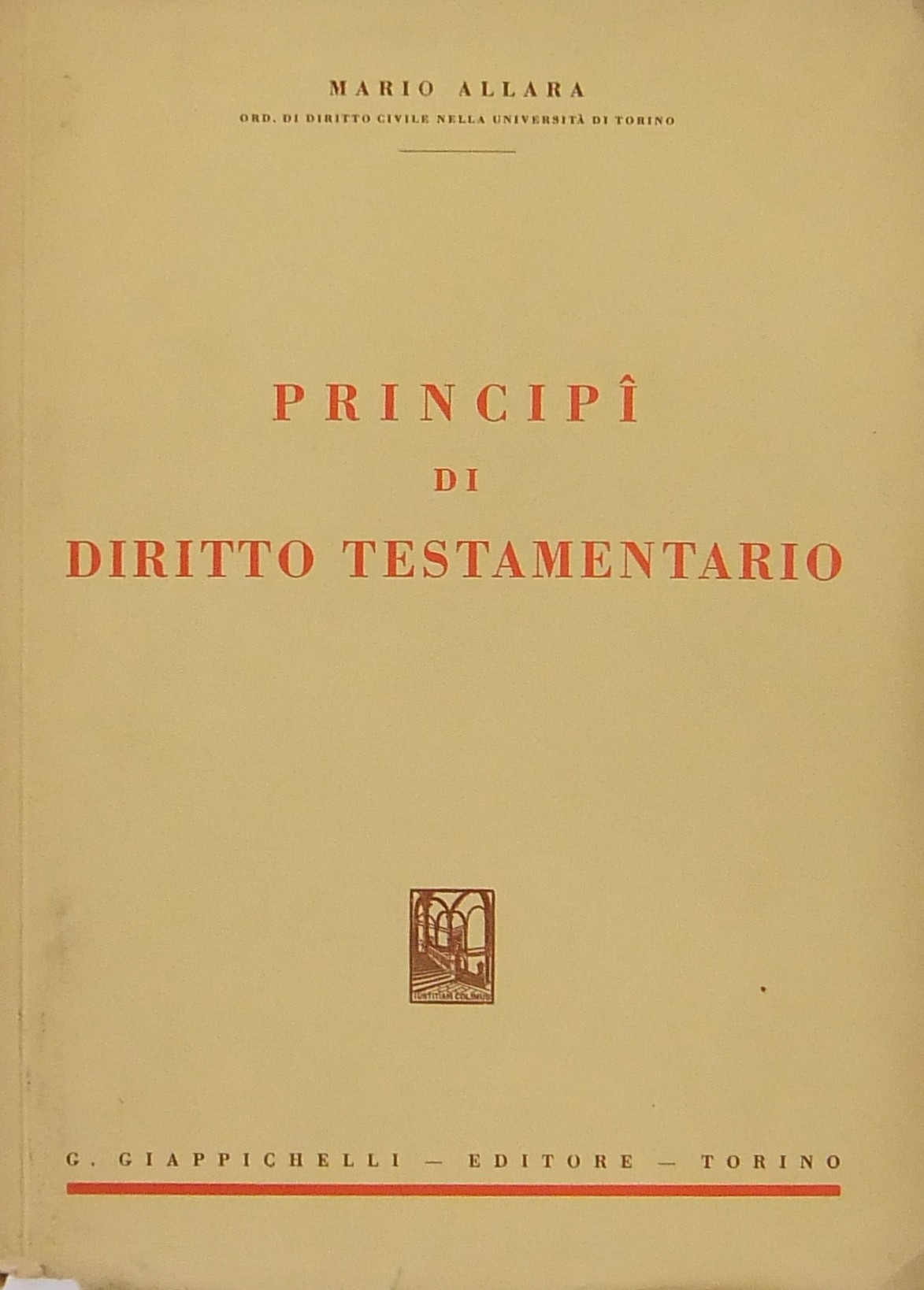 Principii di diritto testamentario
