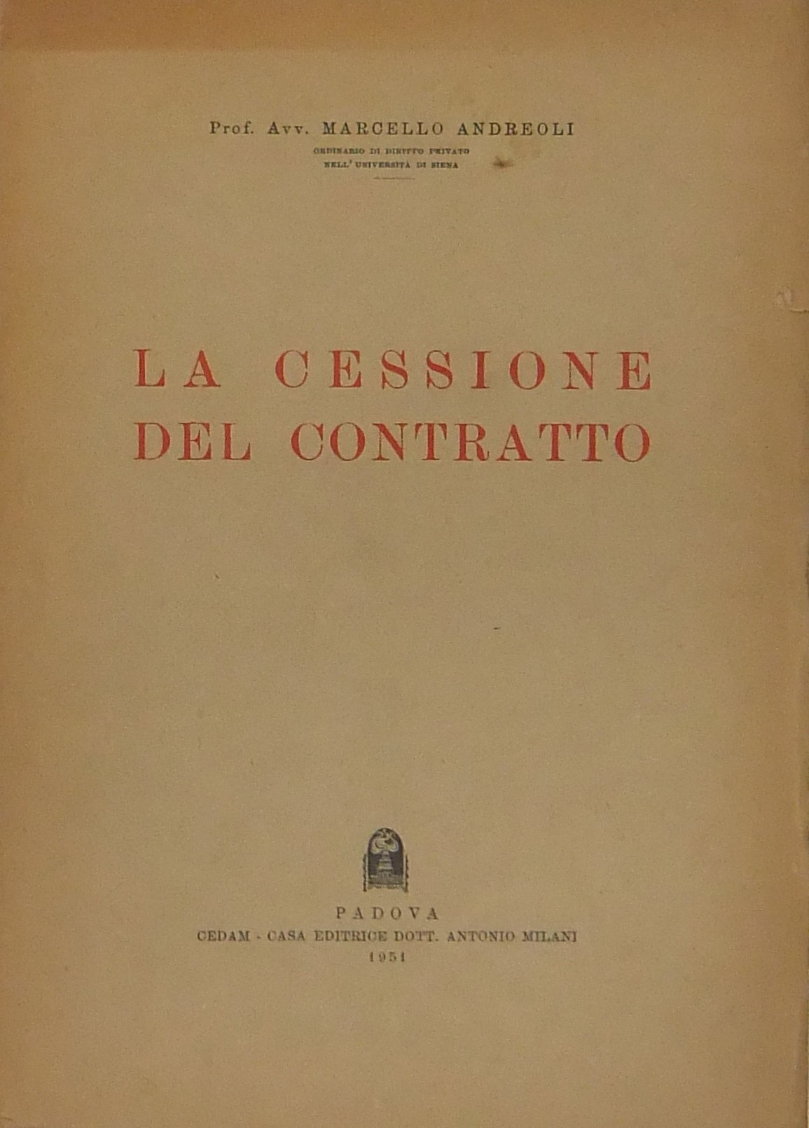 La cessione del contratto