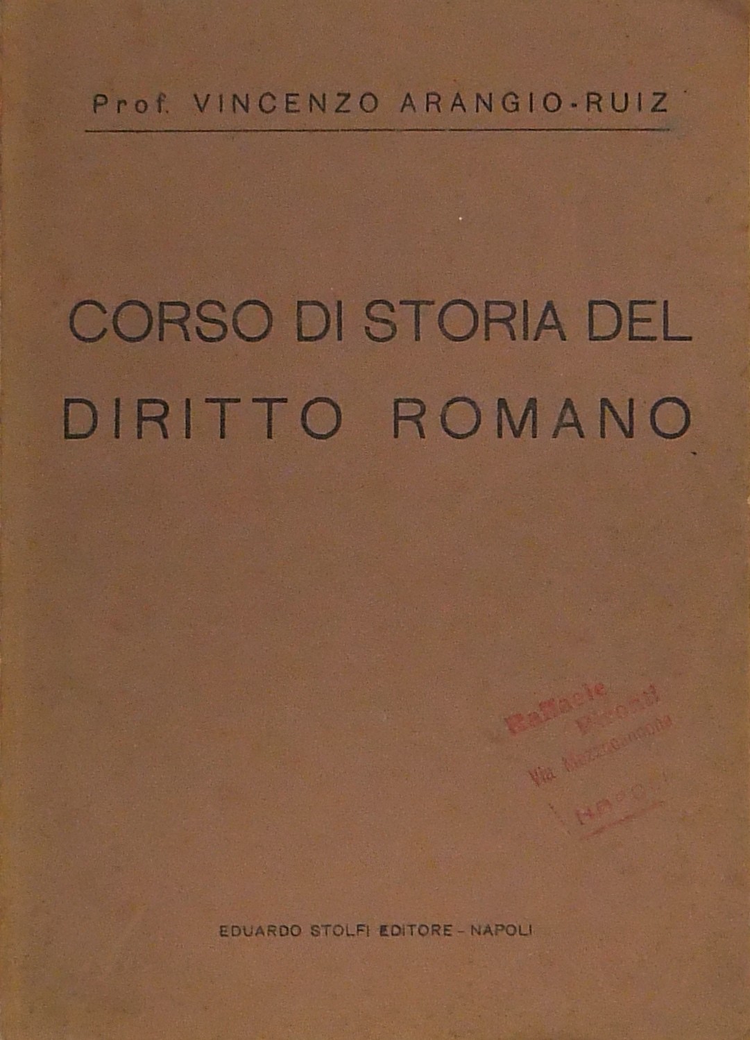 Corso di storia del diritto romano