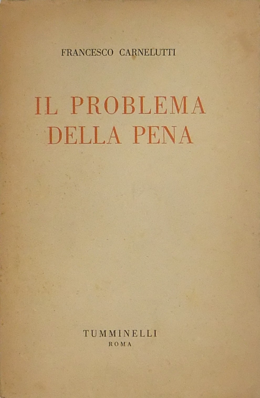 Il problema della pena