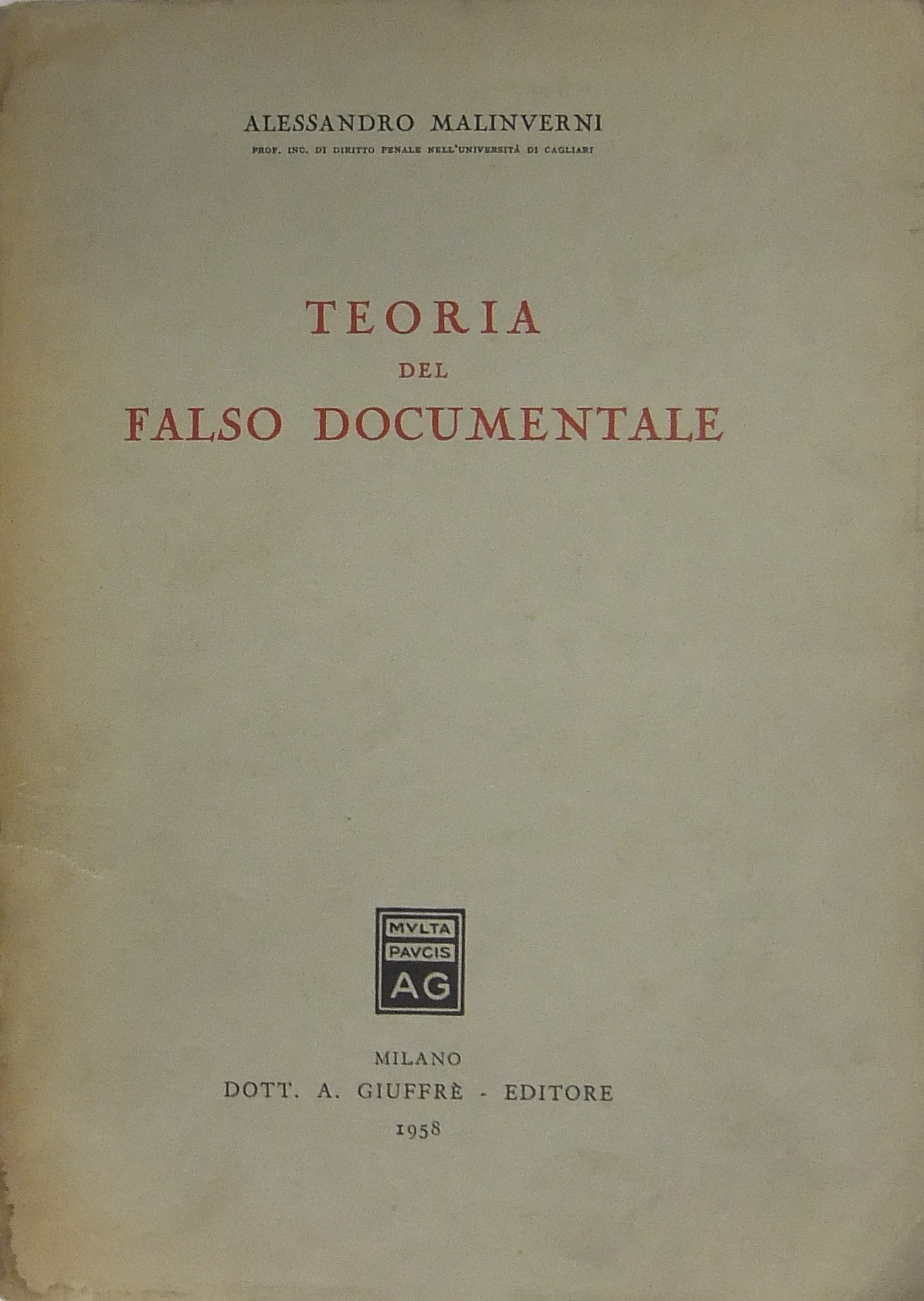 Teoria del falso documentale