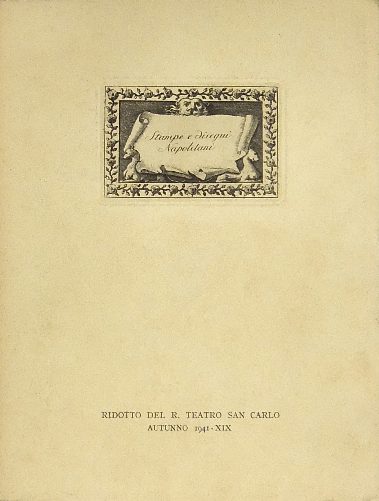 Mostra di stampe e disegni napoletani dell'ottocen