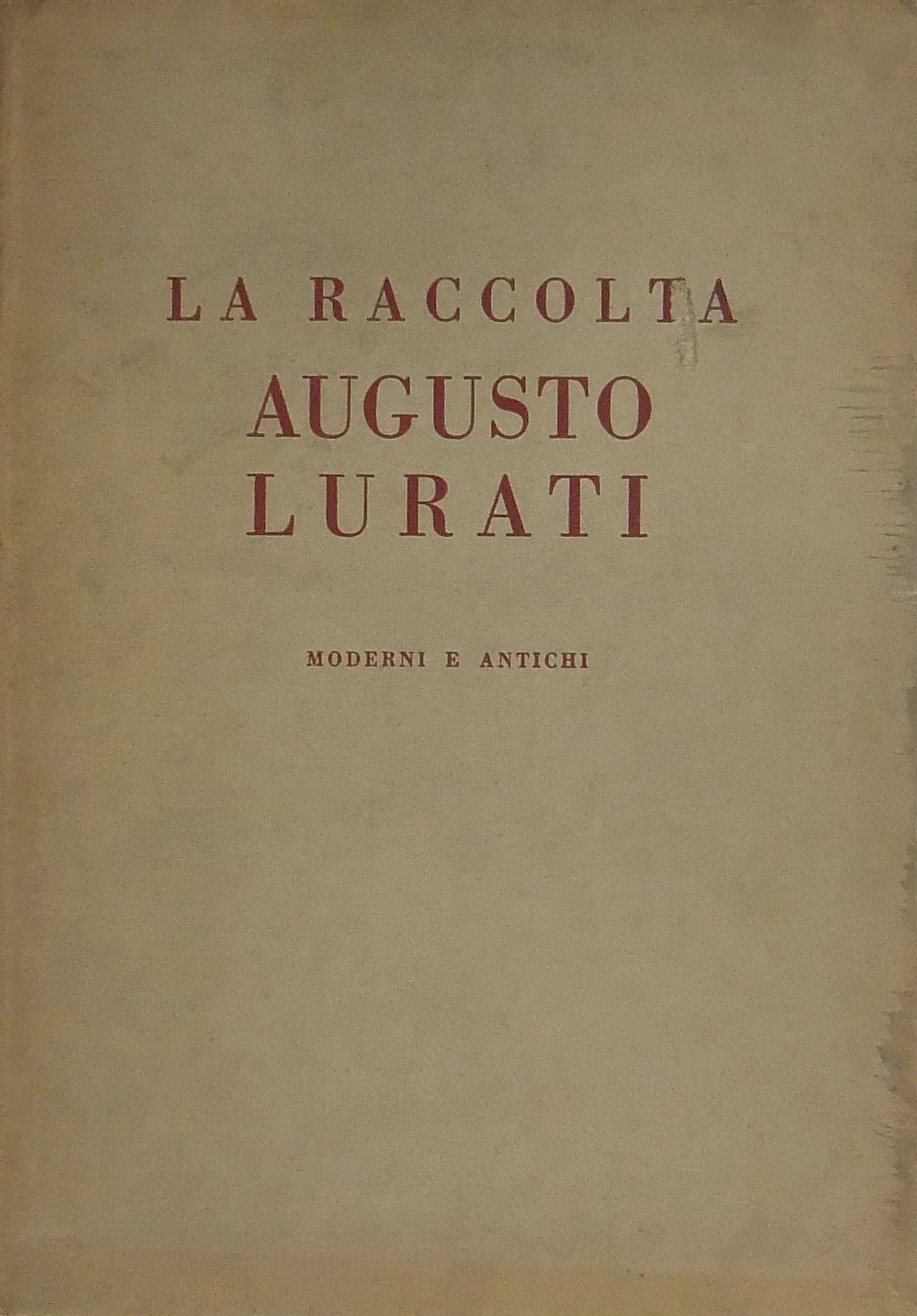 Catalogo della vendita all'asta della raccolta Aug