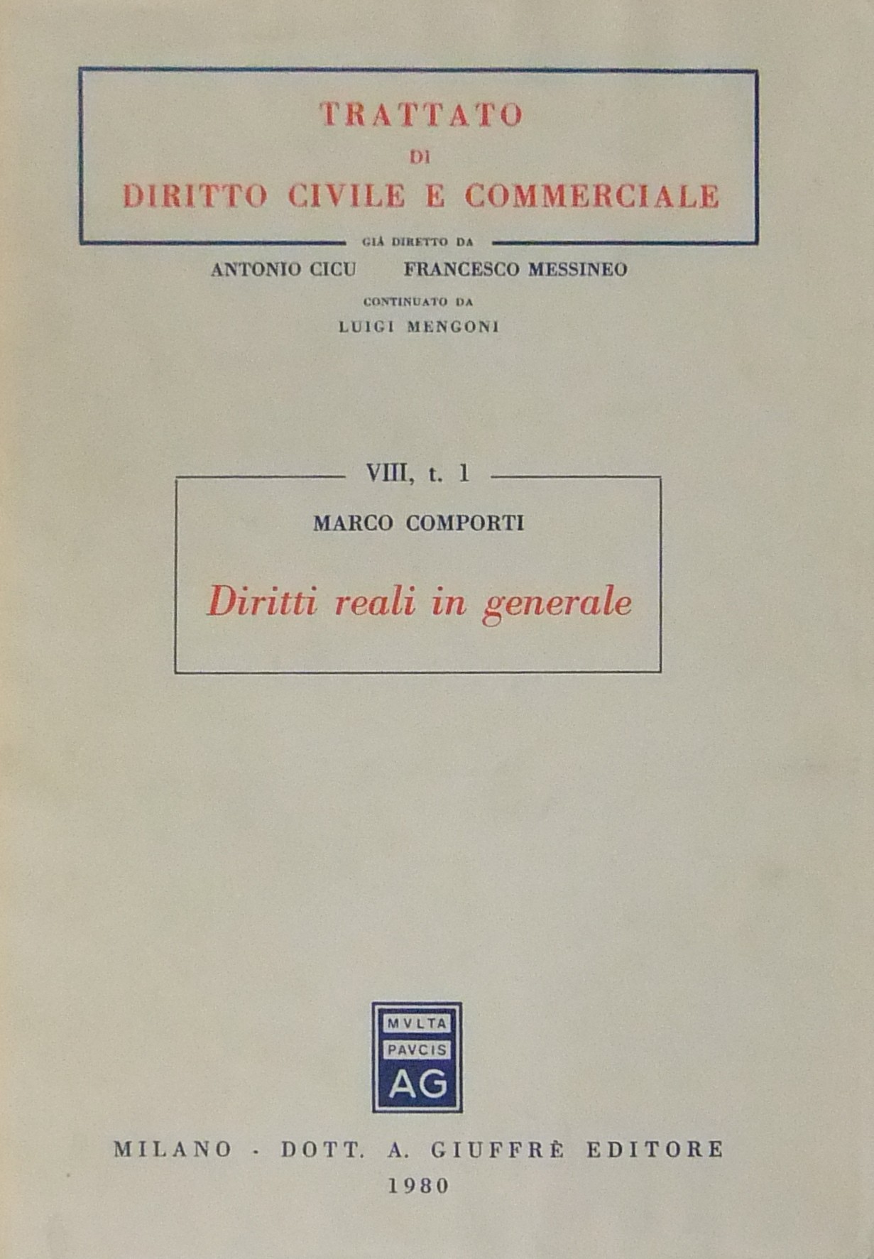 Diritti reali in generale