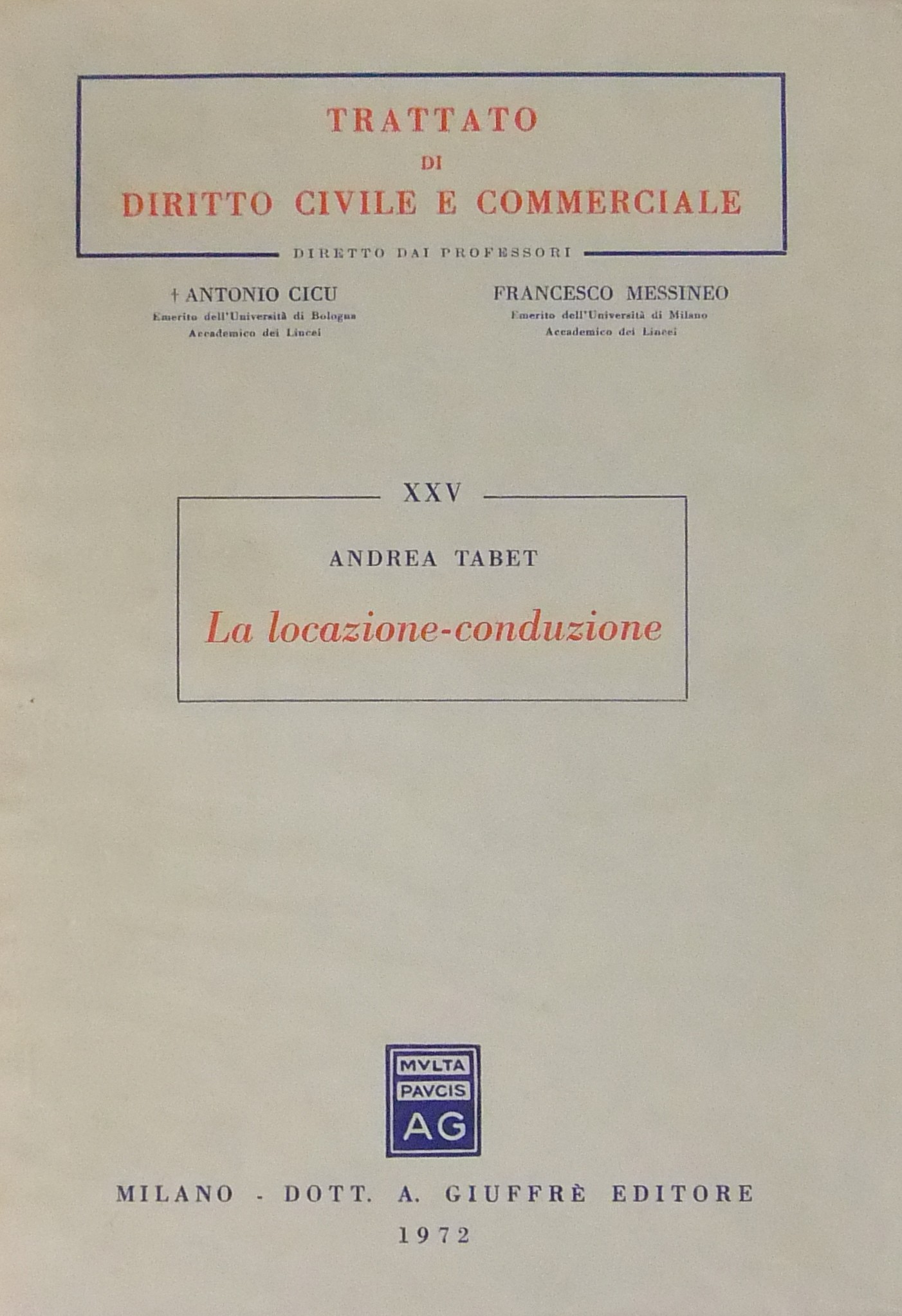 La locazione-conduzione