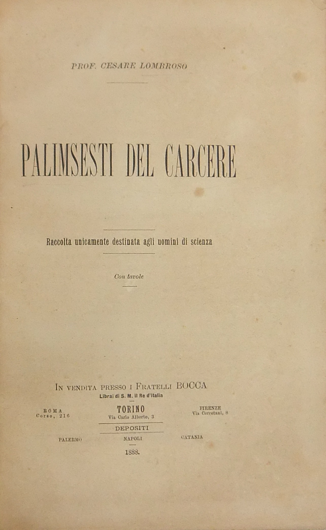 Palimsesti del carcere