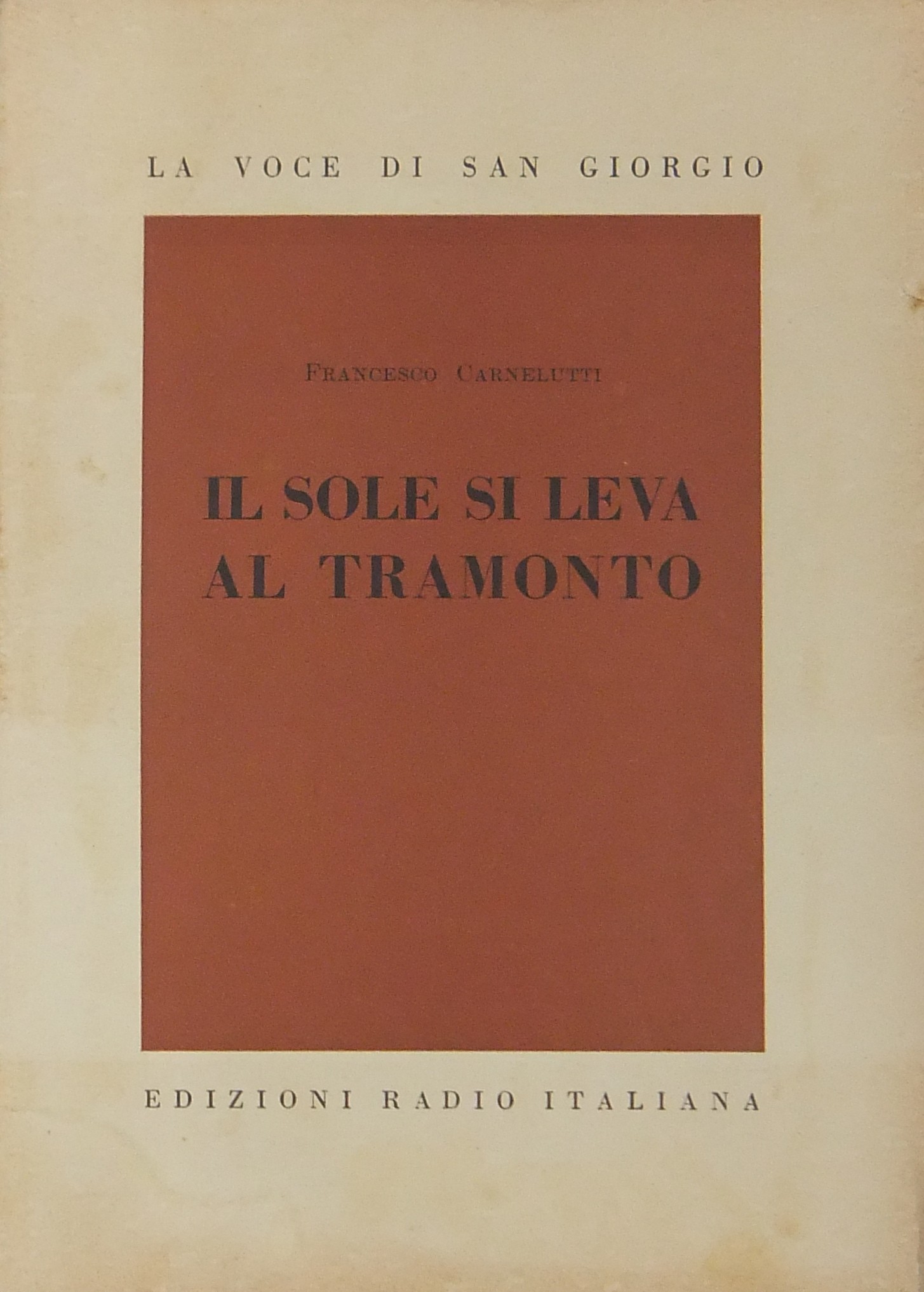 Il sole si leva al tramonto