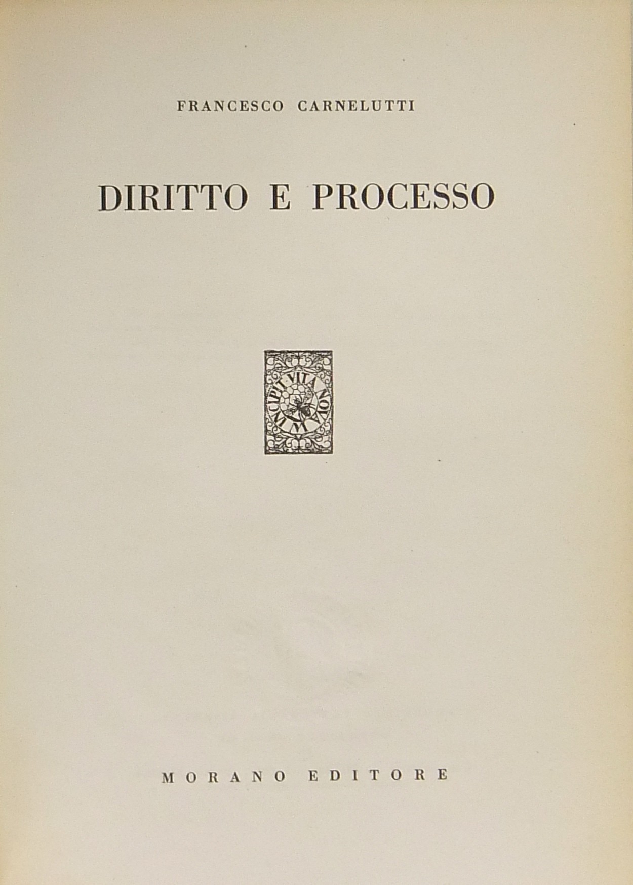 Diritto e processo