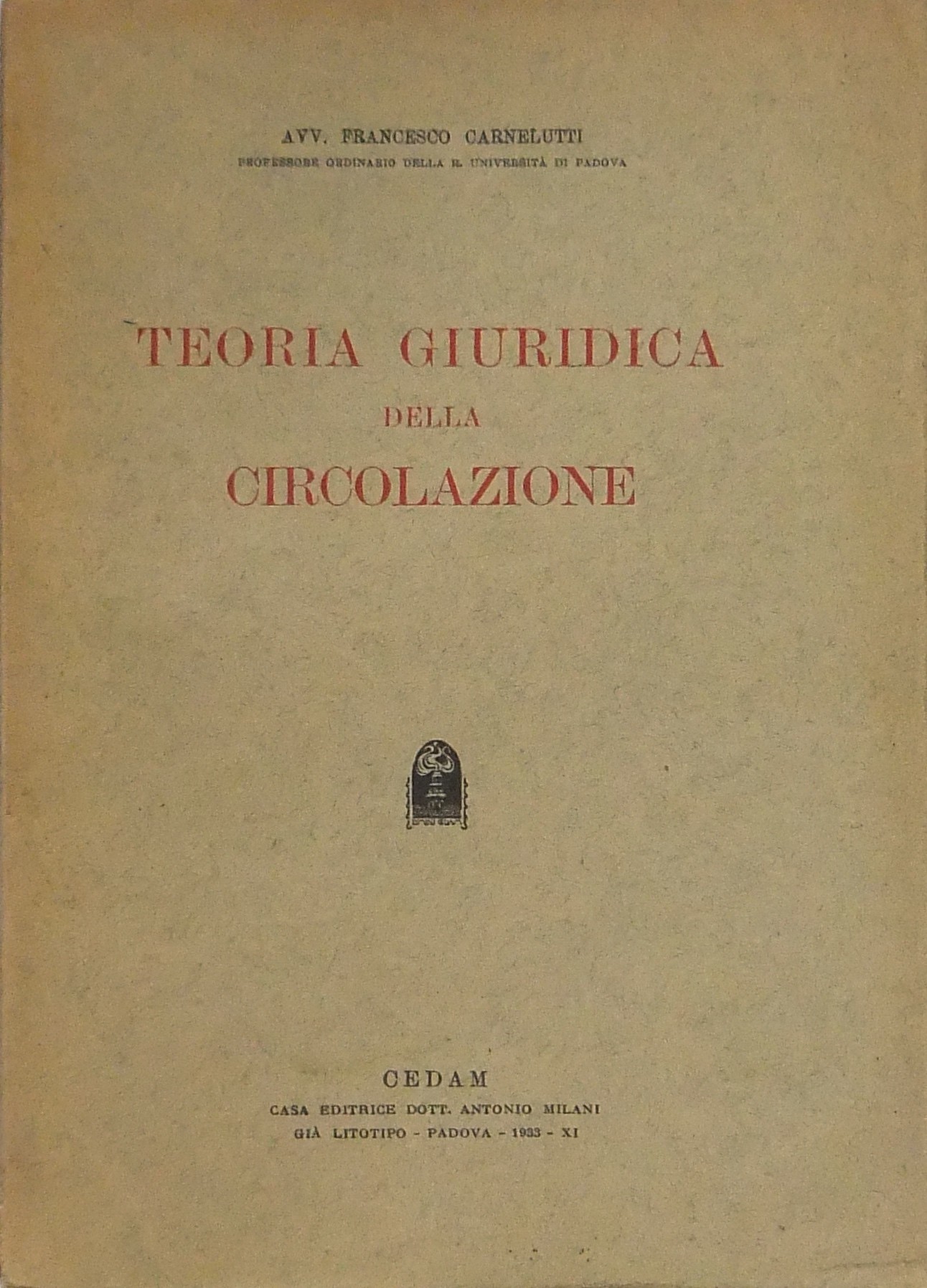 Teoria giuridica della circolazione
