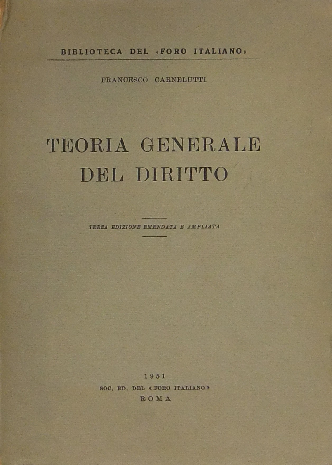 Teoria generale del diritto