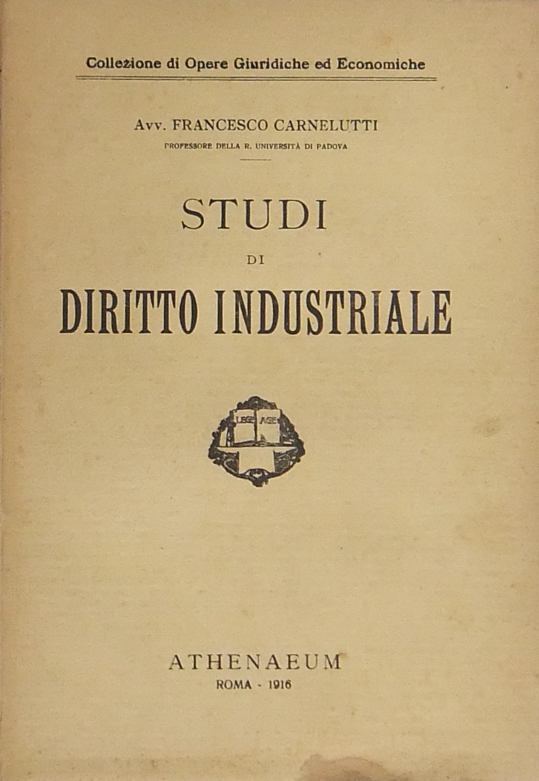 Studi di diritto industriale