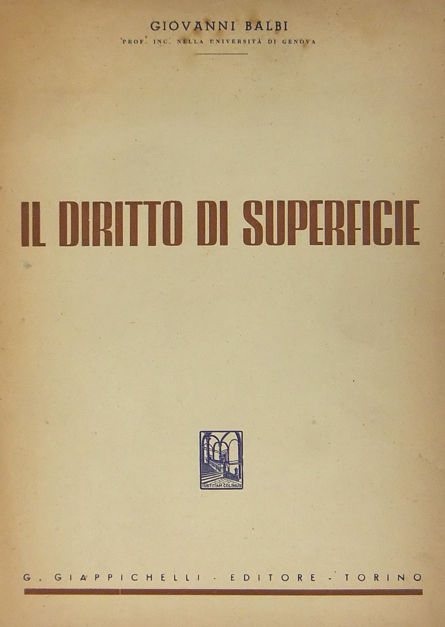 Il diritto di superficie