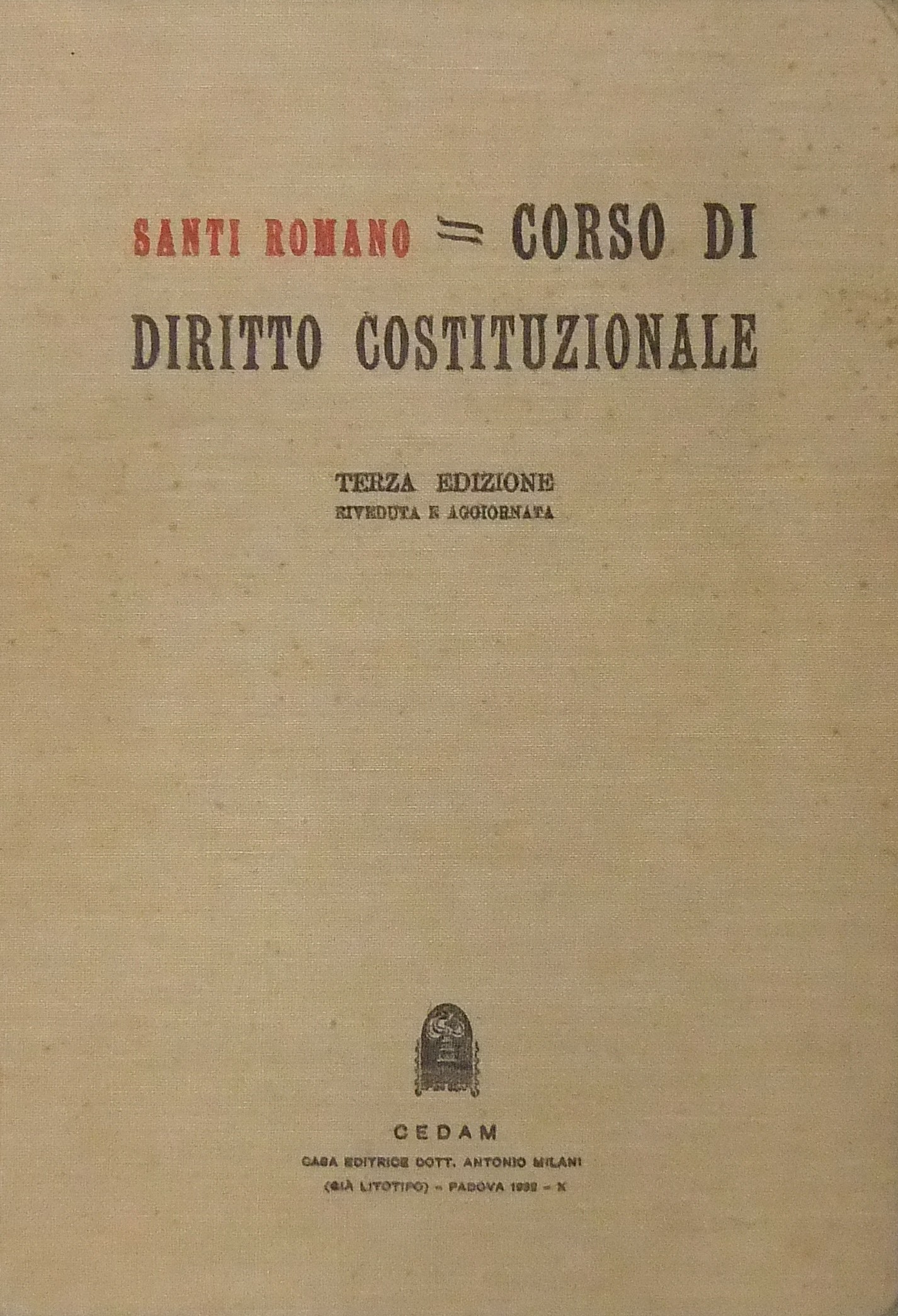 Corso di diritto amministrativo. Principi generali