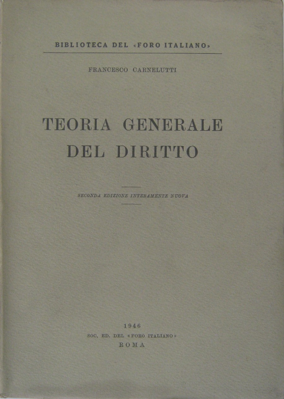 Teoria generale del diritto