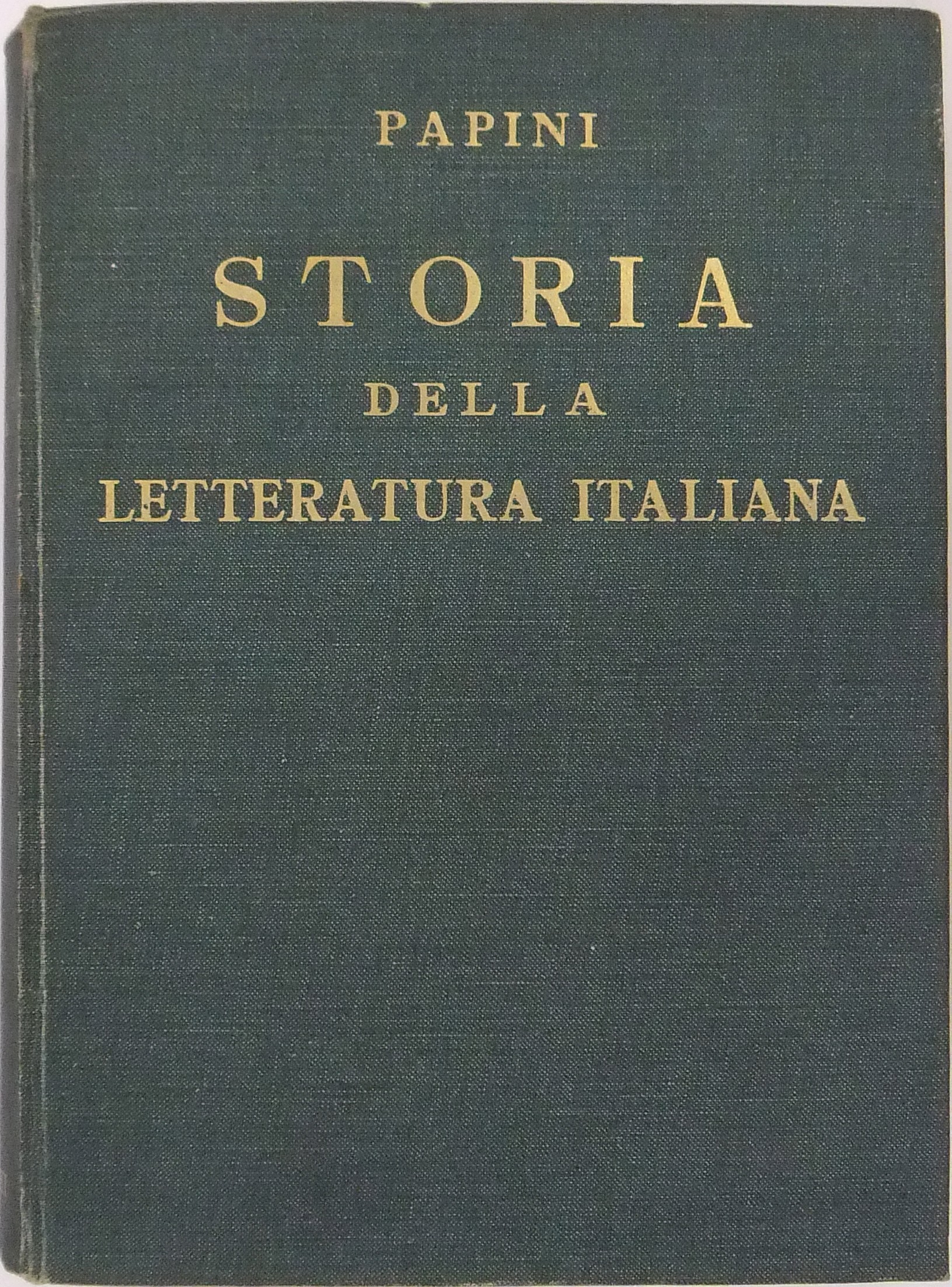 Storia della letteratura italiana. Volume primo (D
