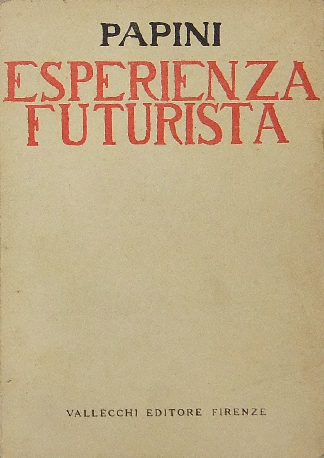 L'esperienza futurista (1913-1914)