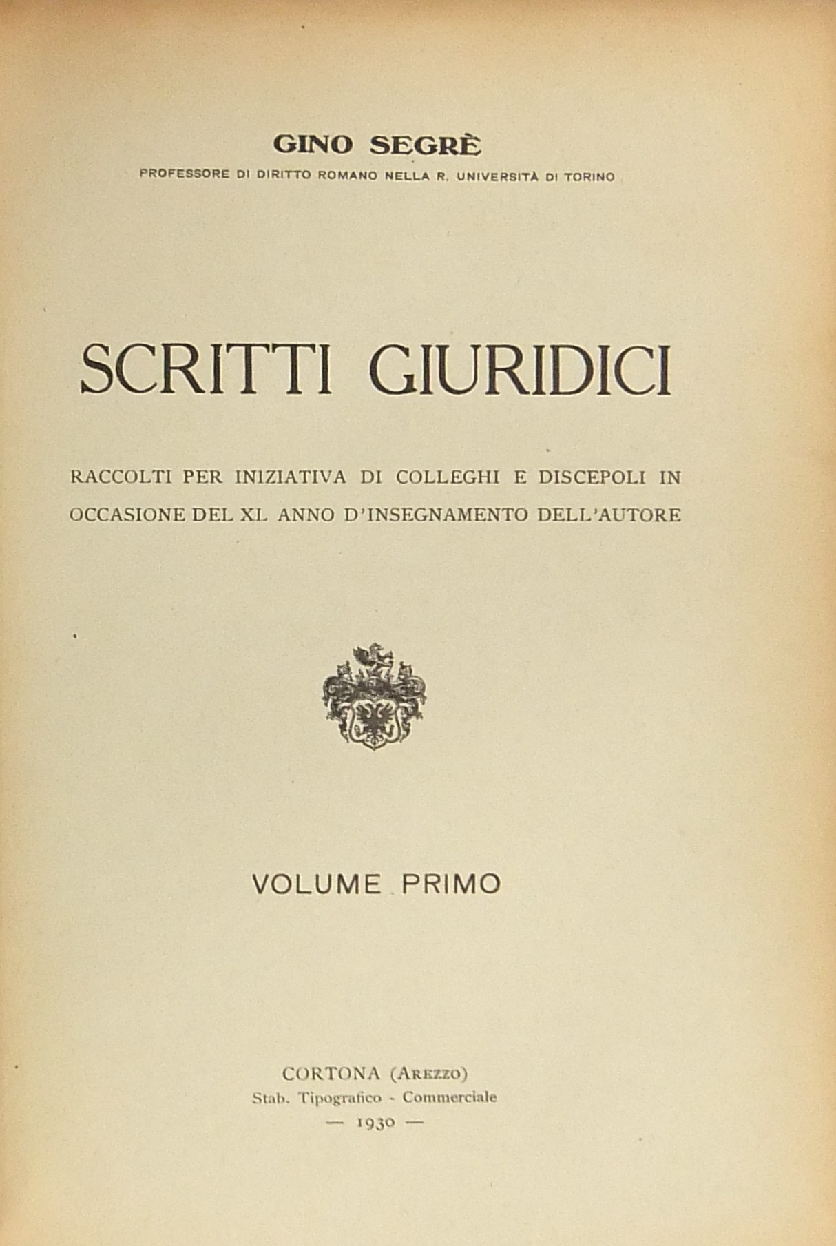 Scritti giuridici