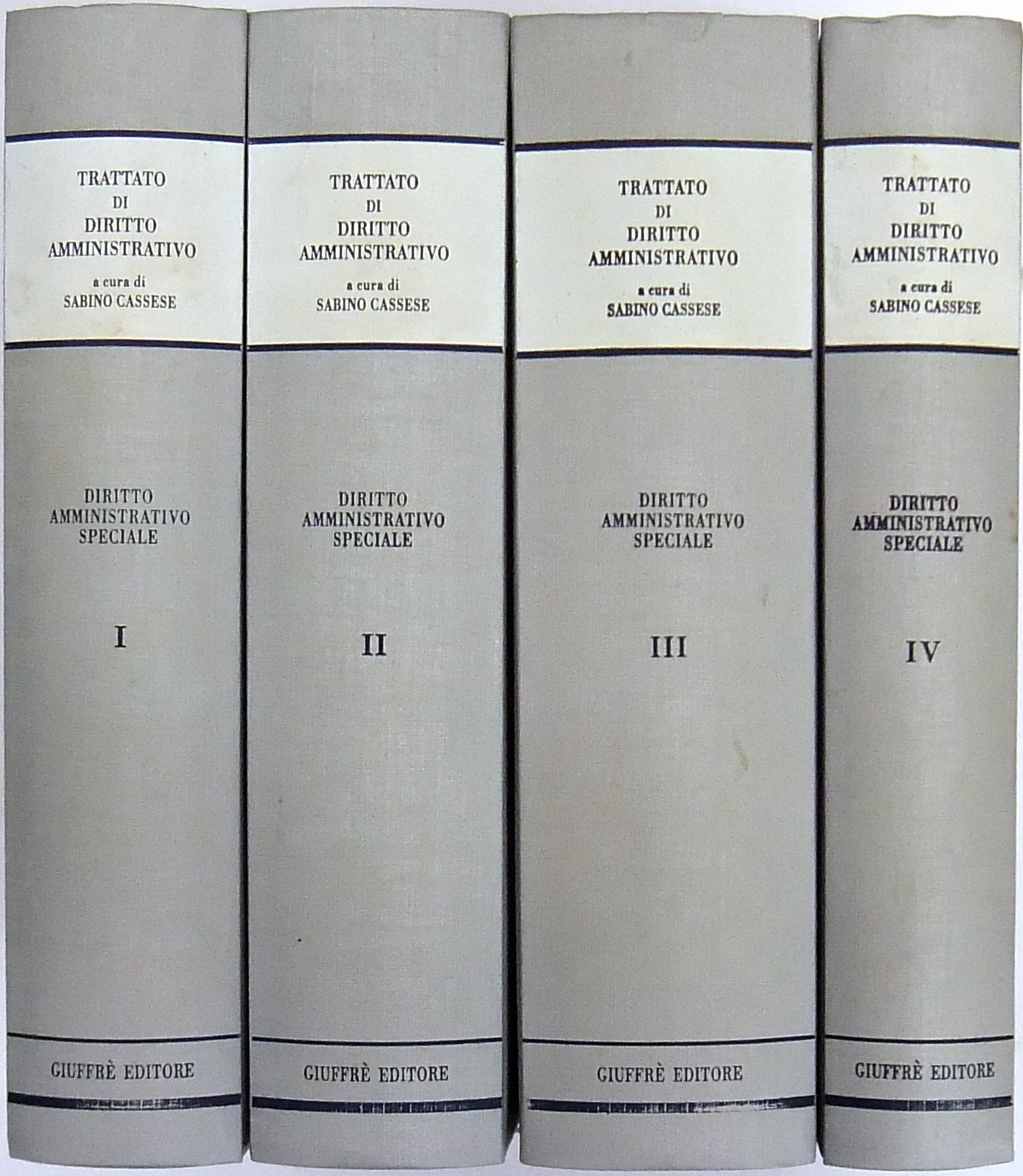 Trattato di diritto amministrativo.