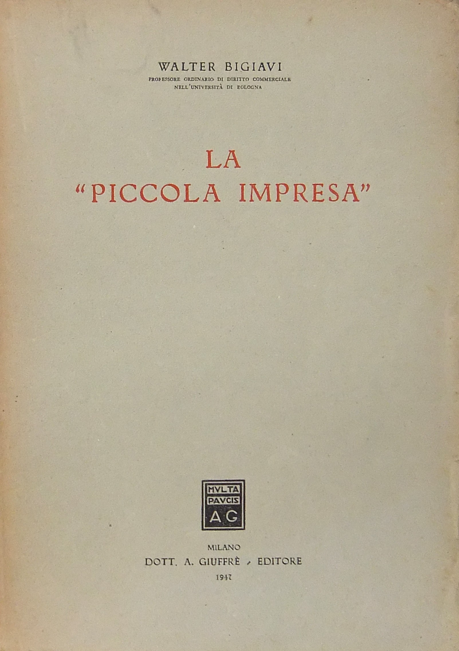 La piccola impresa
