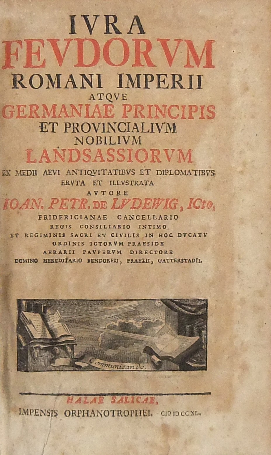 Iura feudorum Romani Imperii atque Germaniae Princ