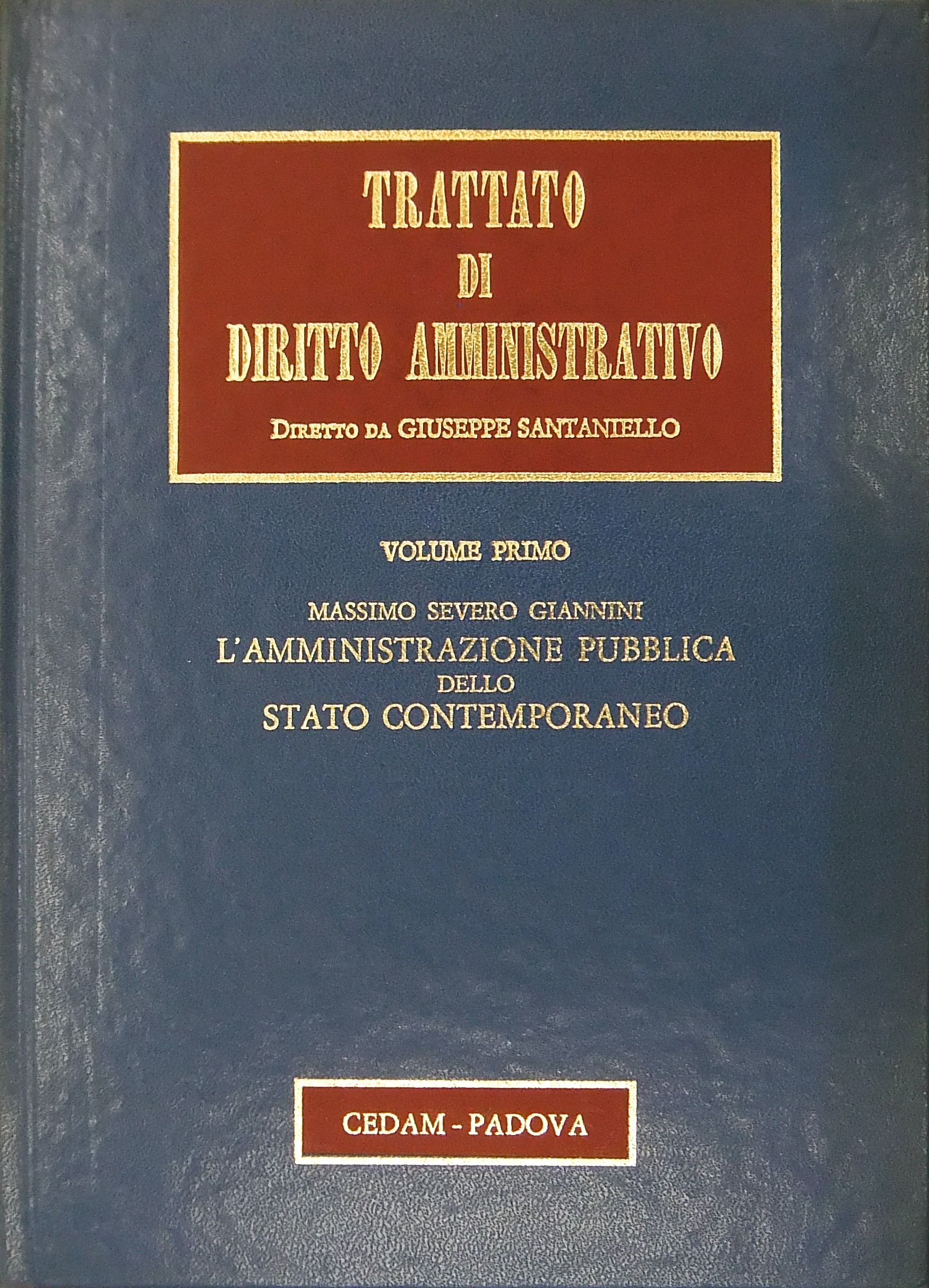 L'amministrazione pubblica dello Stato contemporaneo