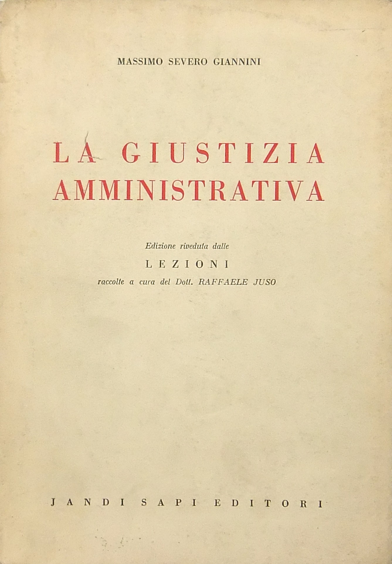 La giustizia amministrativa.