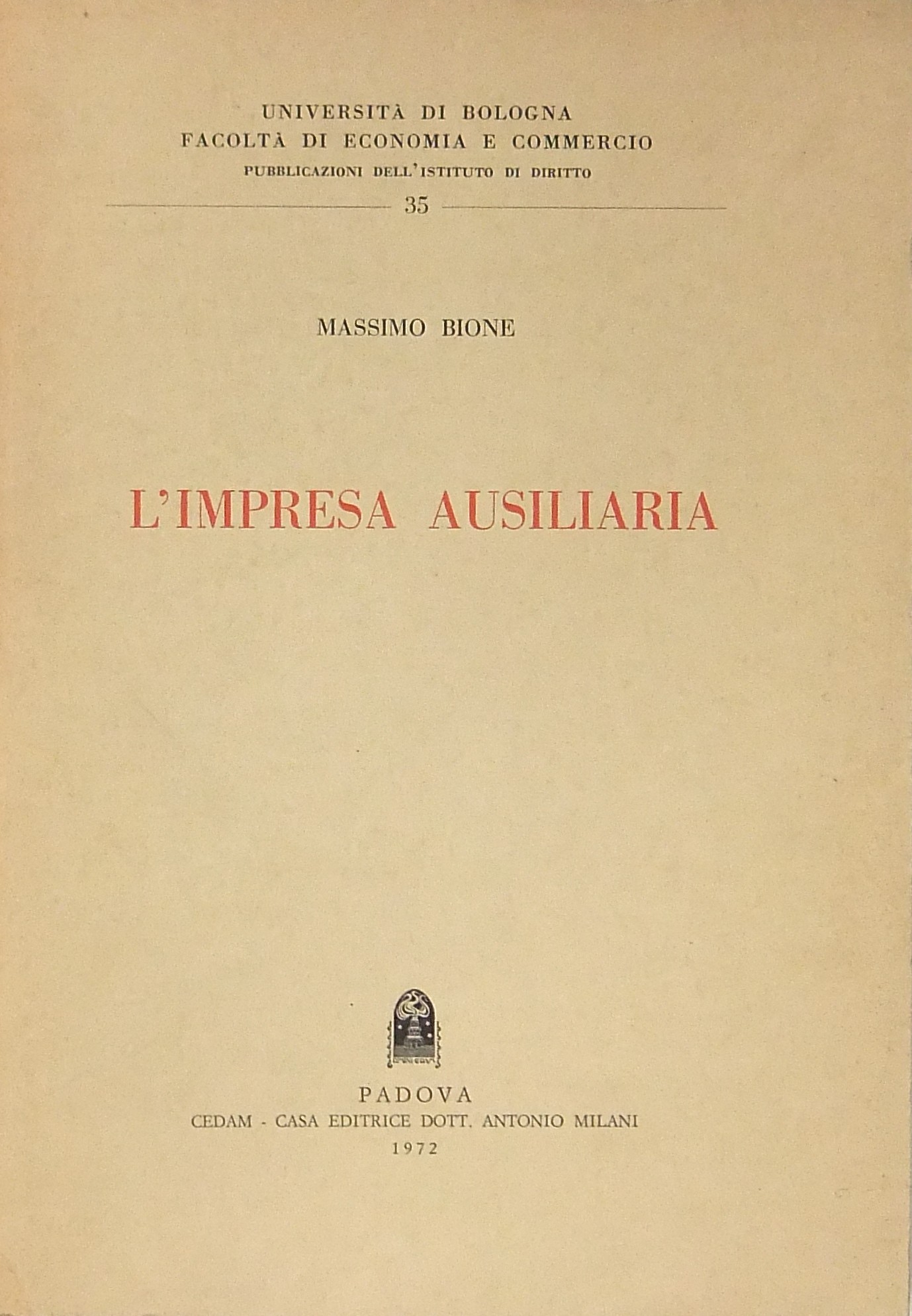 L'impresa ausiliaria