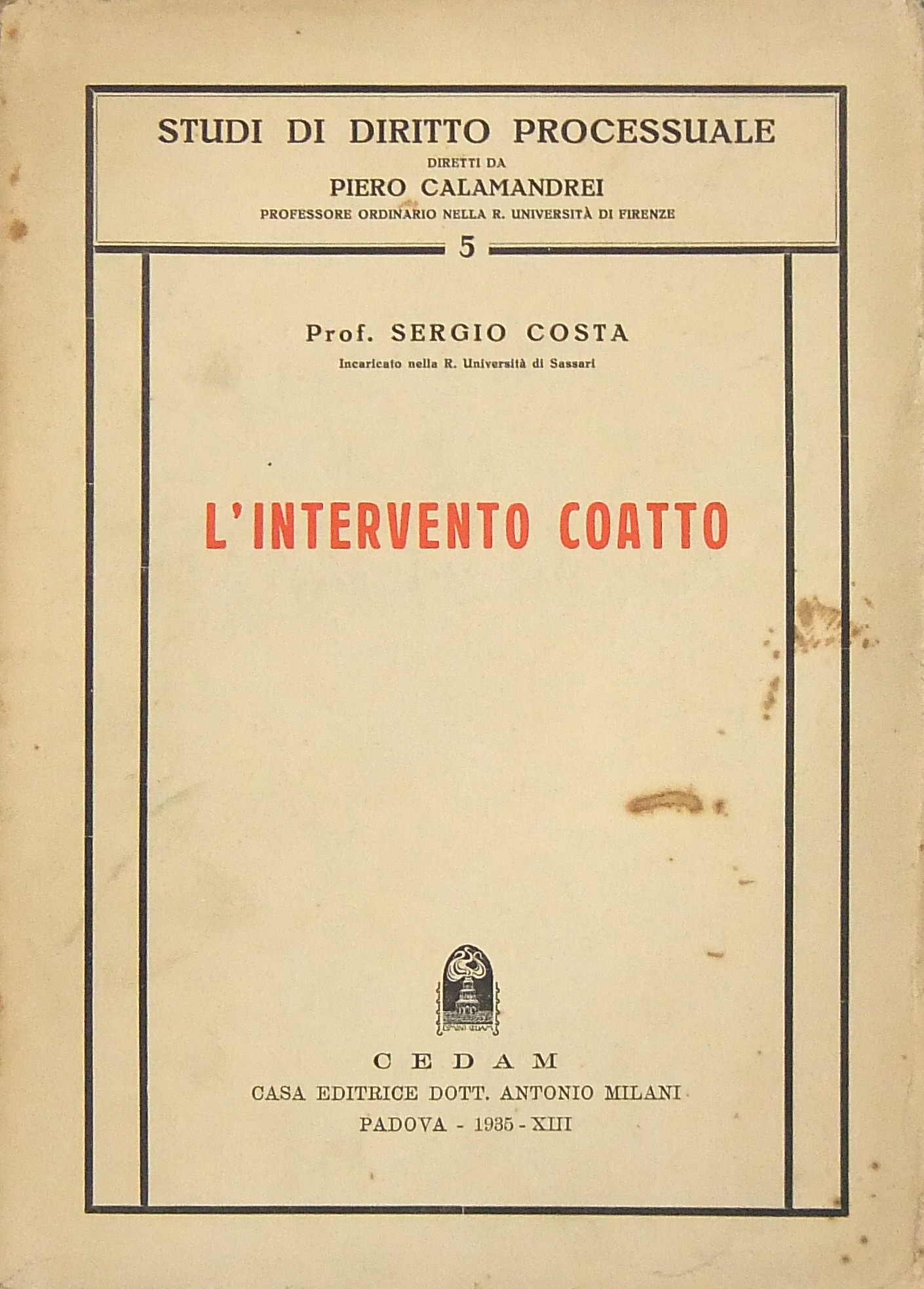L'intervento coatto