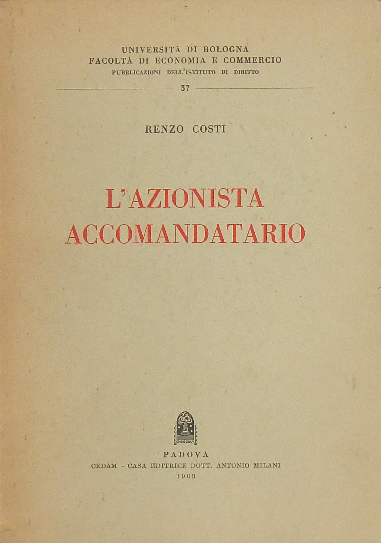 L'azionista accomandatario