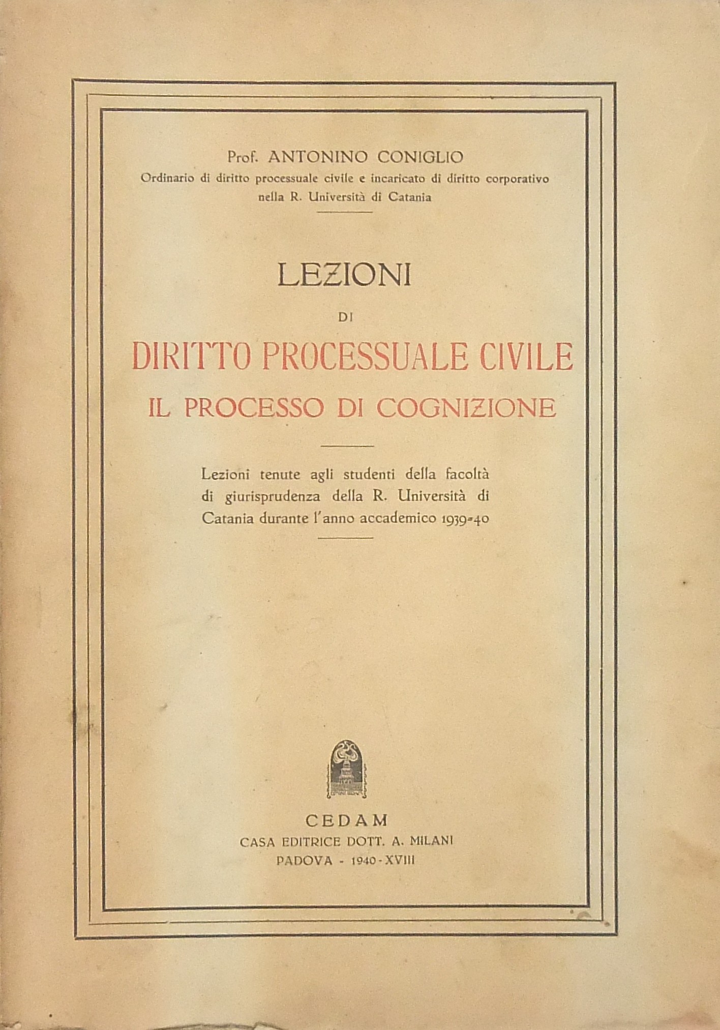 Lezioni di diritto processuale civile. Il processo