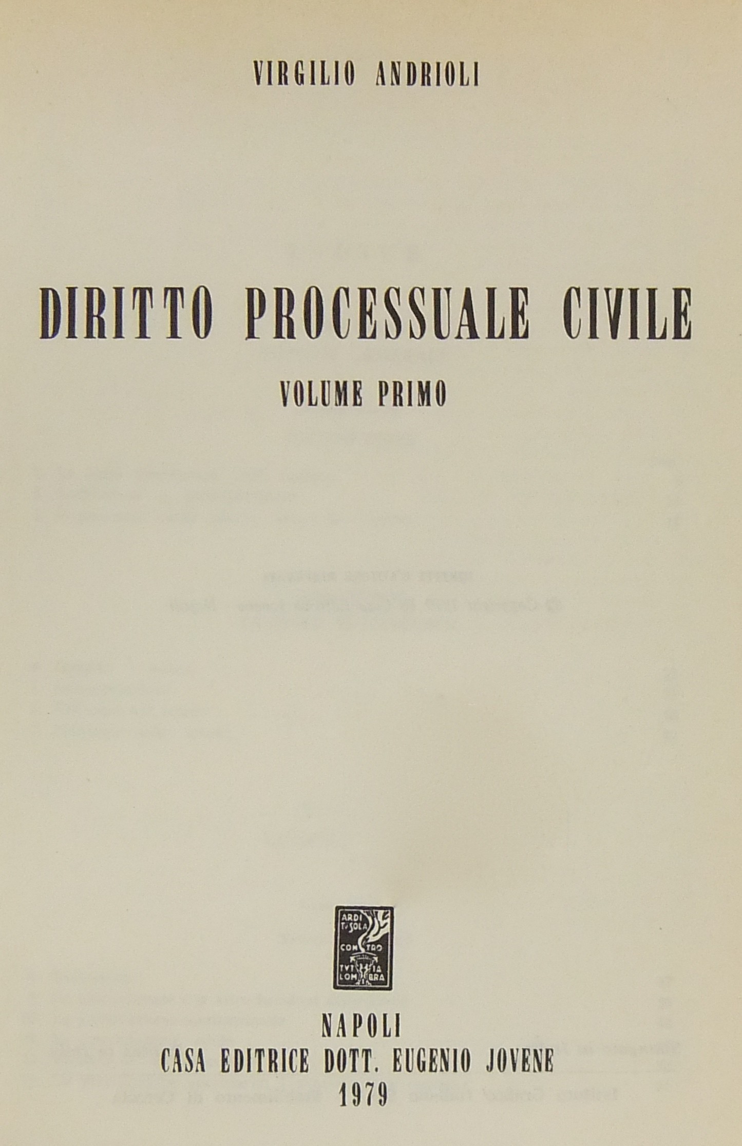 Diritto processuale civile.