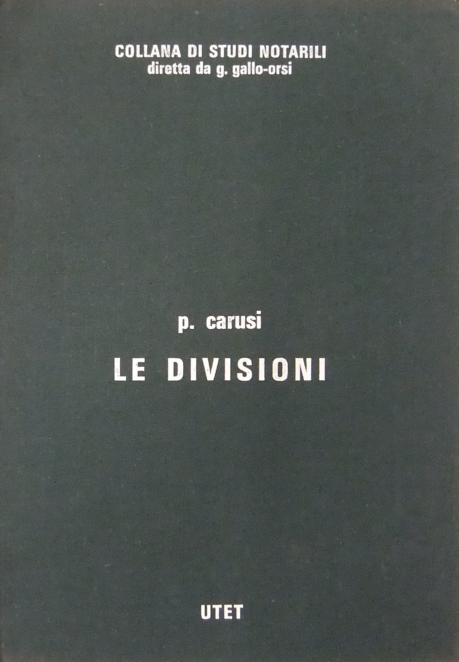 Le divisioni