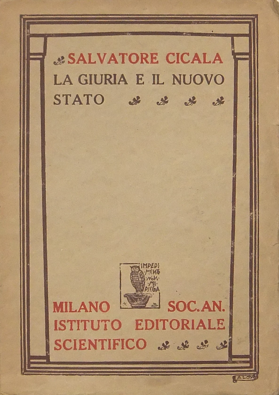 La giuria e il nuovo Stato