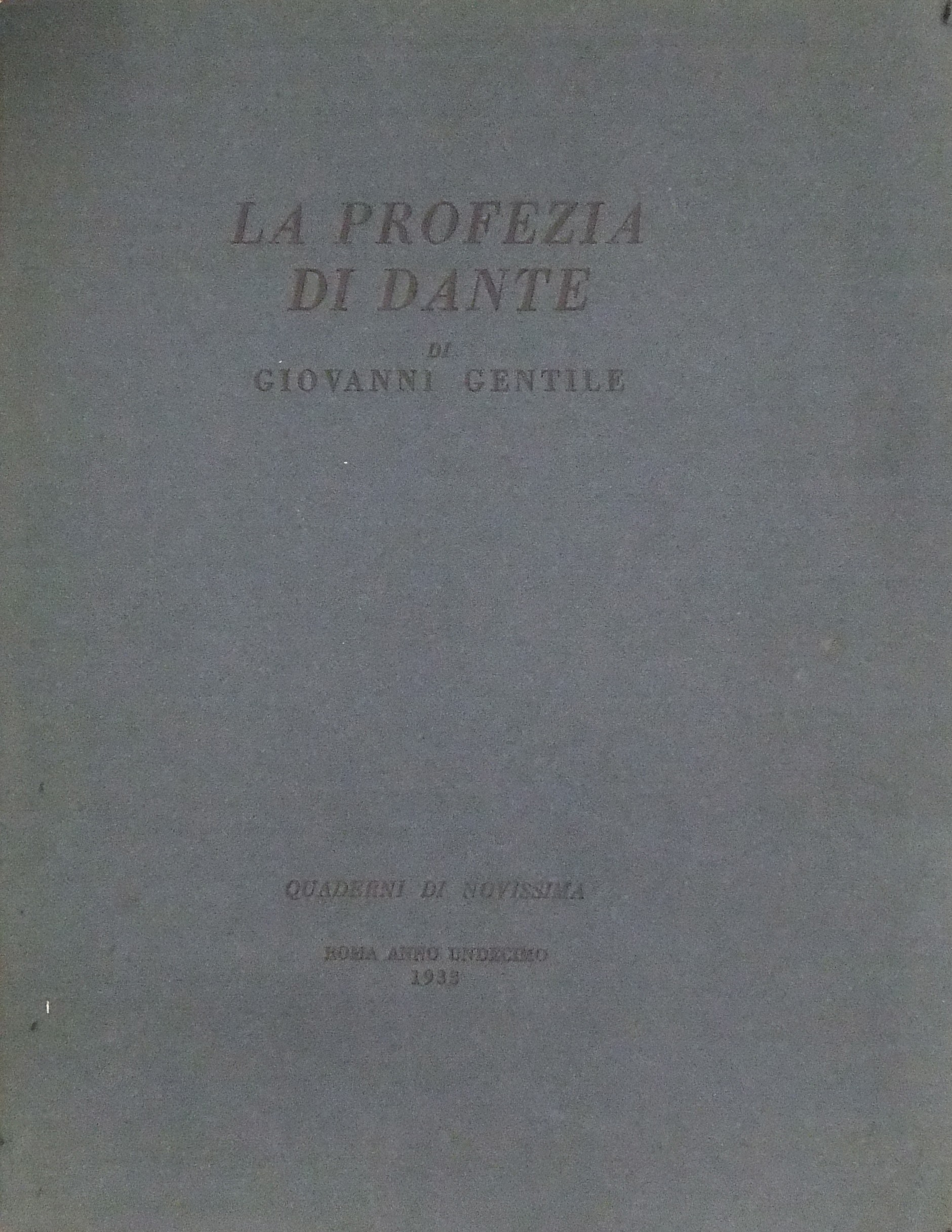 La profezia di Dante