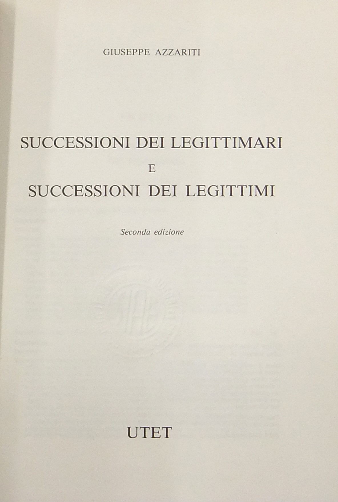 Successioni dei legittimari e successioni dei legittimi