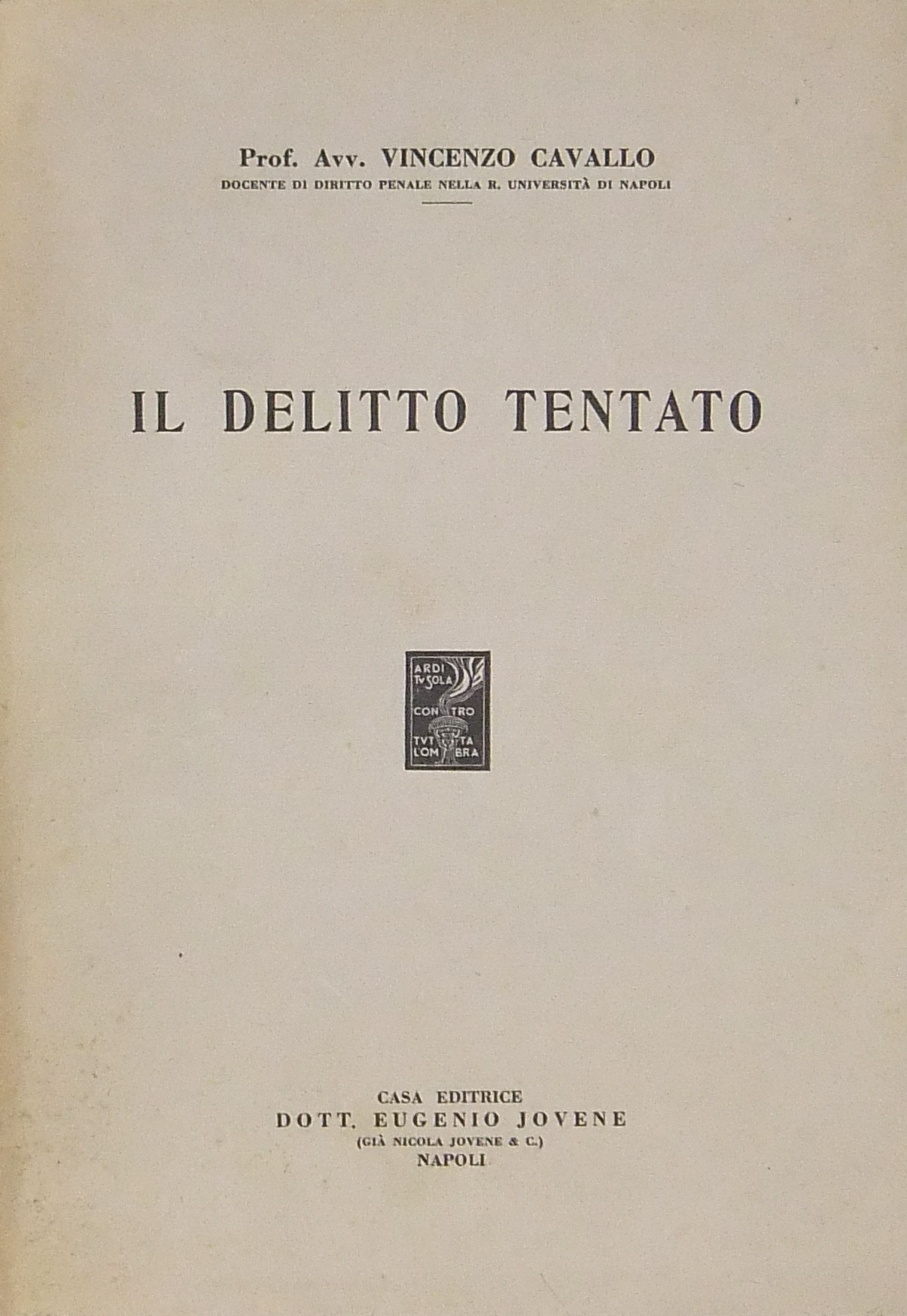 Il delitto tentato