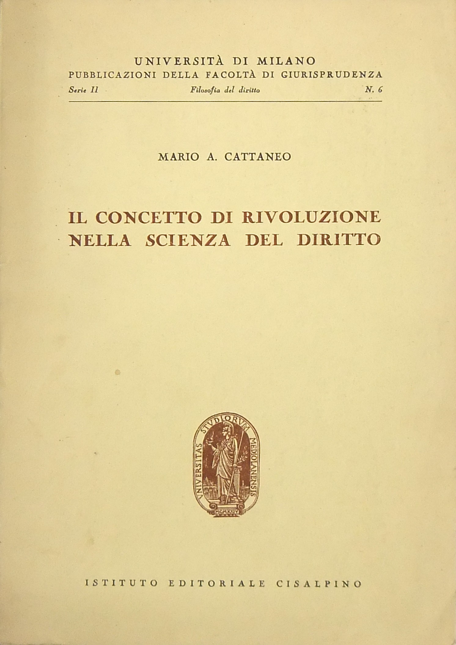 Il concetto di rivoluzione nella scienza del diritto