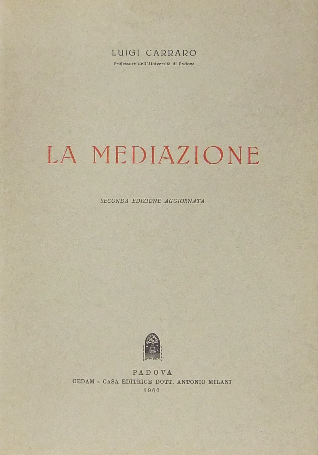 La mediazione