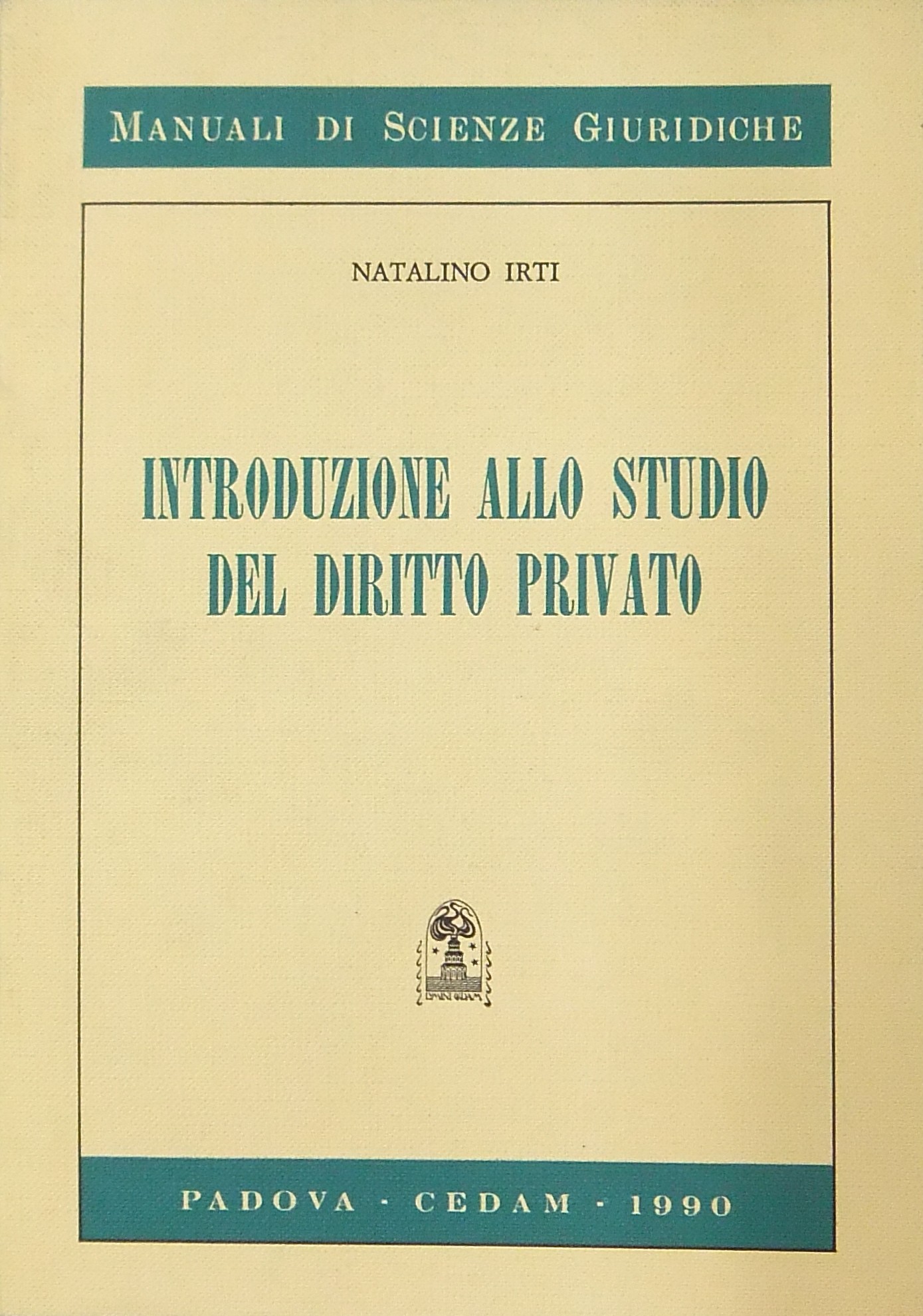 Introduzione allo studio del diritto privato