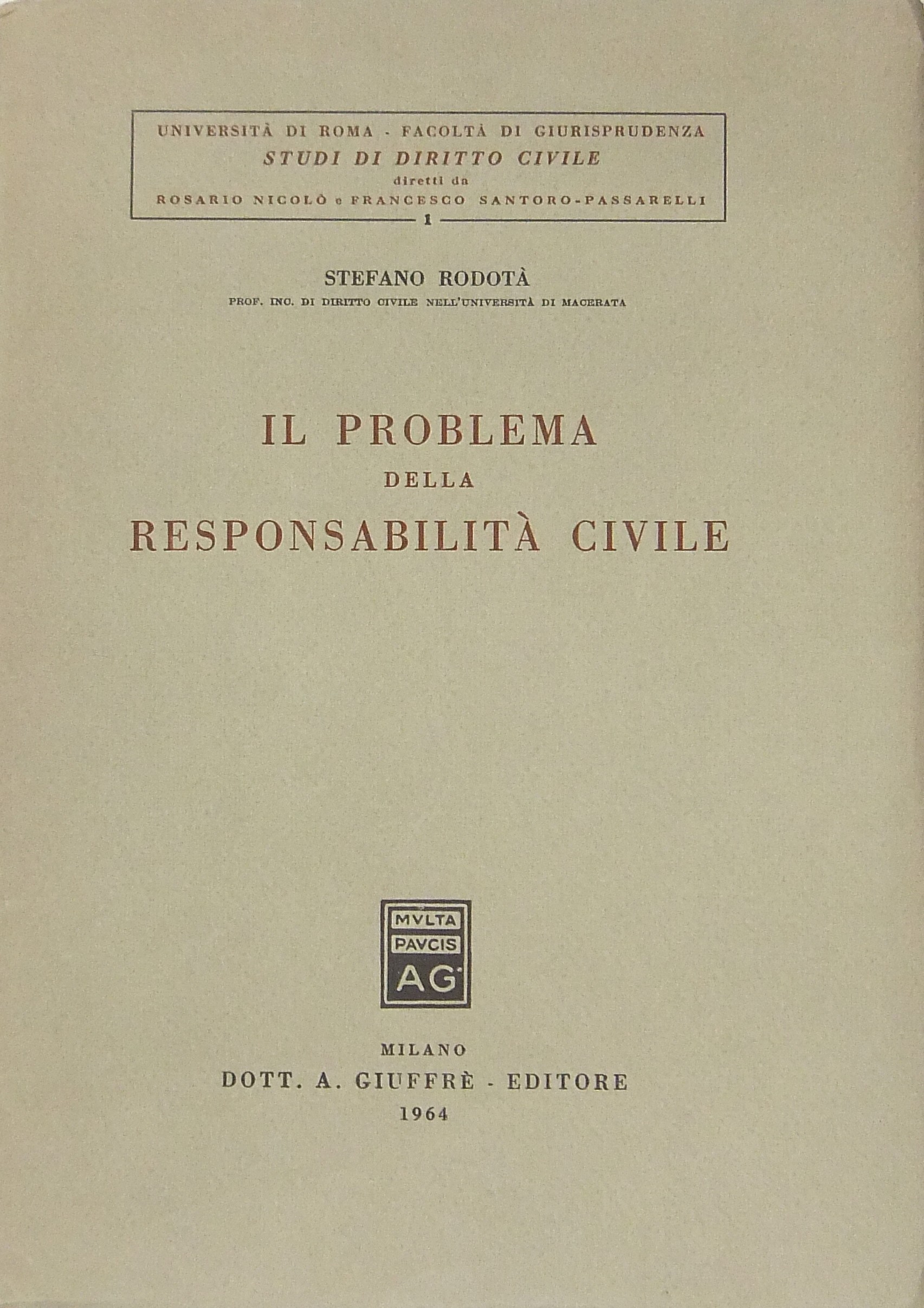 Il problema della responsabilità civile