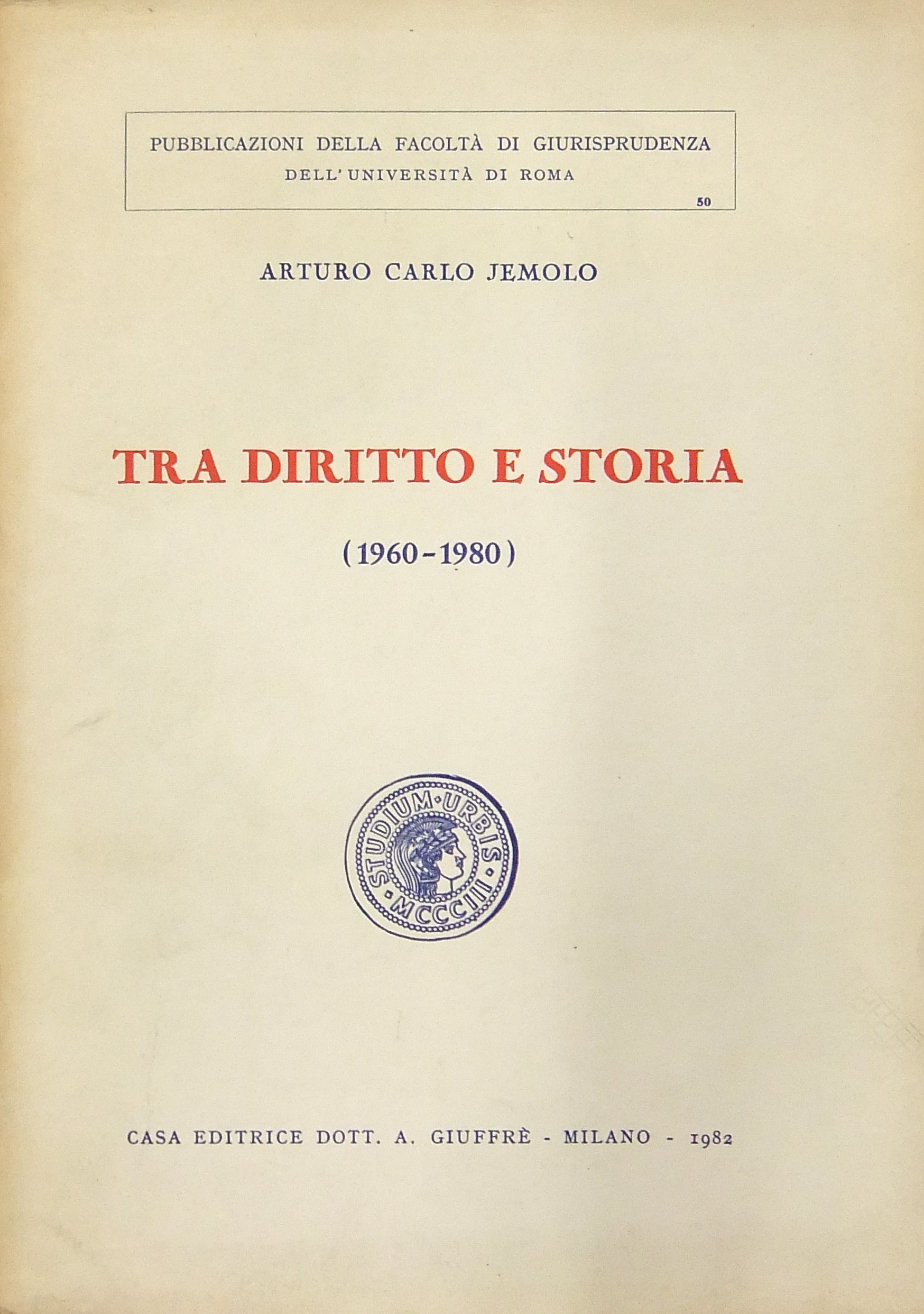 Tra diritto e storia (1960-1980)