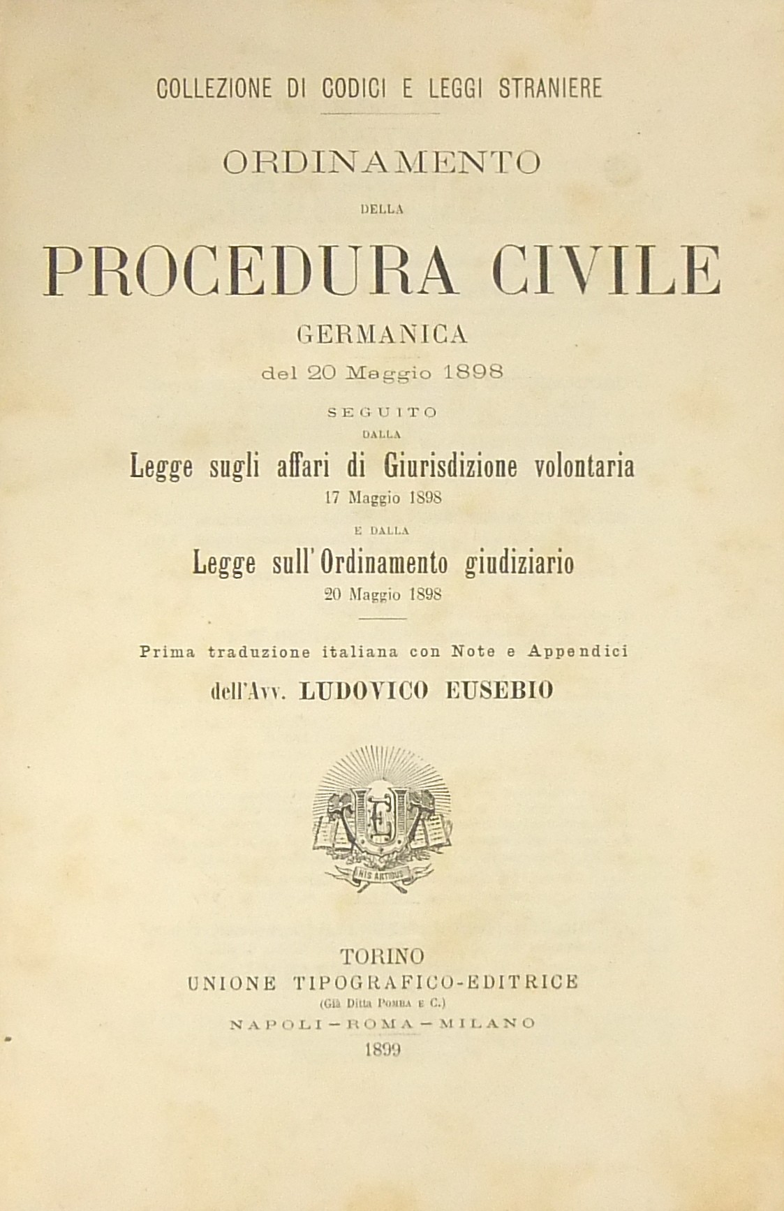 Ordinamento della Procedura Civile germanica