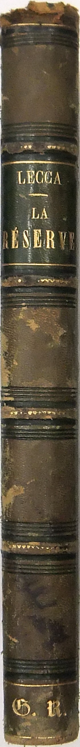 Etude sur la reserve a Rome en France et en Rouman